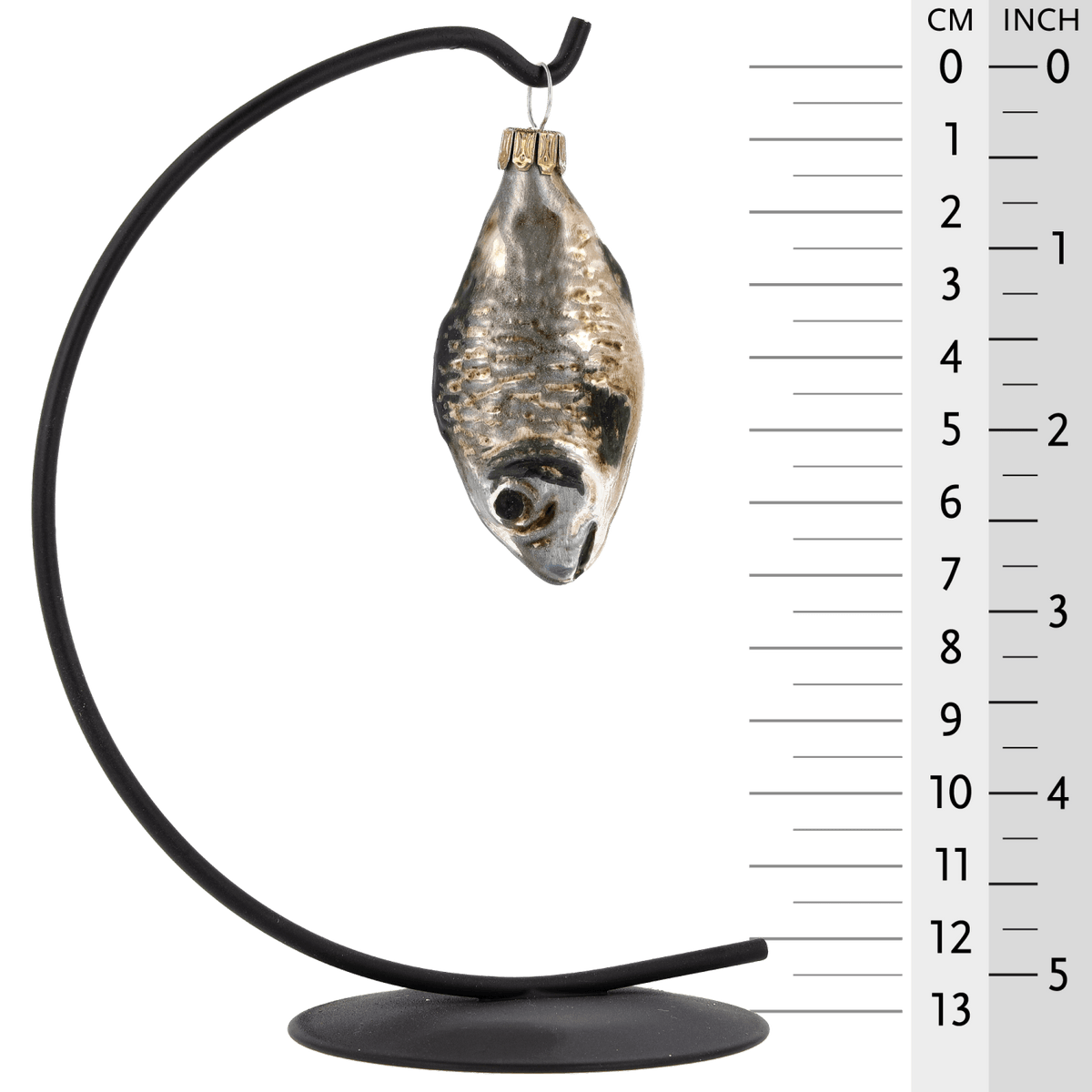 MAROLIN® - Miniature glass ornament &quot;Carp&quot; hanging on star bow