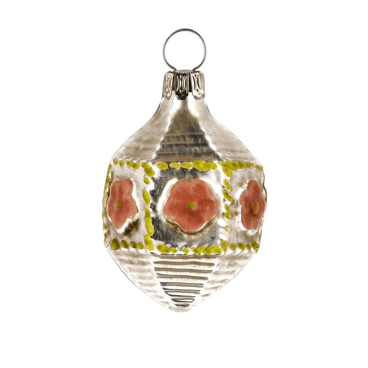 MAROLIN® - Miniature glass ornament "Hexagon rose"