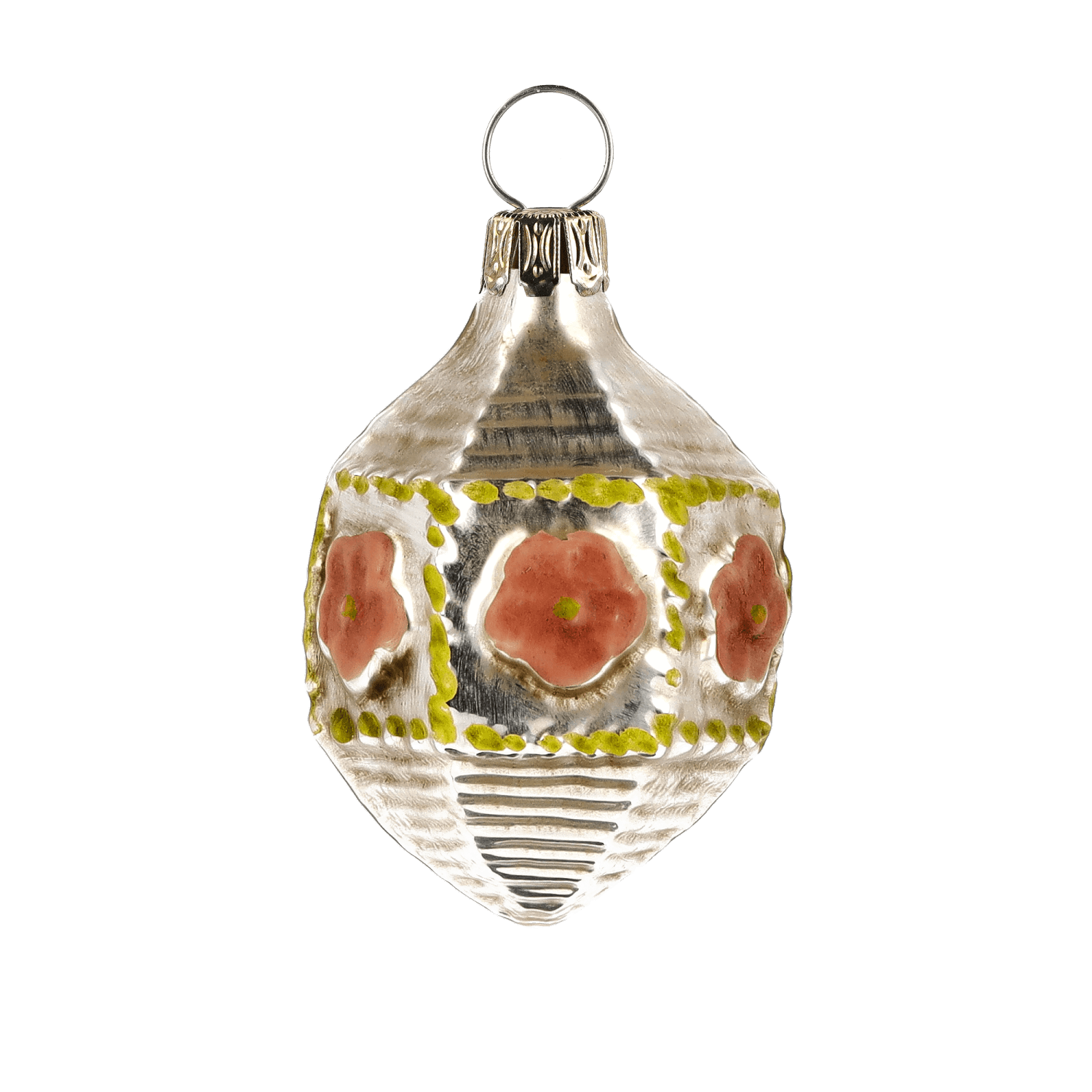 MAROLIN® - Miniature glass ornament "Hexagon rose"