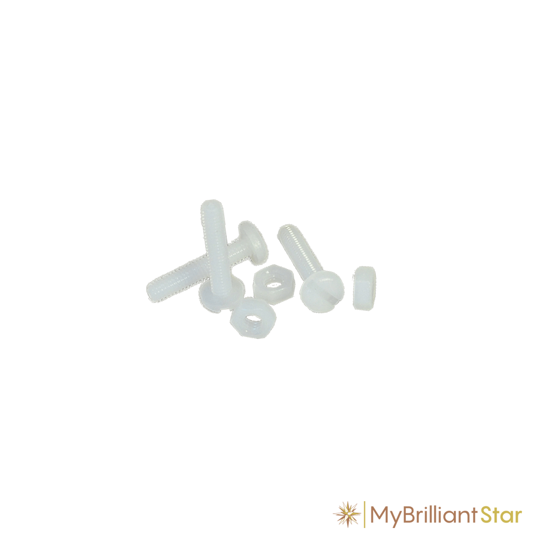 screws for Original Herrnhut plastic star, white, ~ 130 cm / 51 inch ø