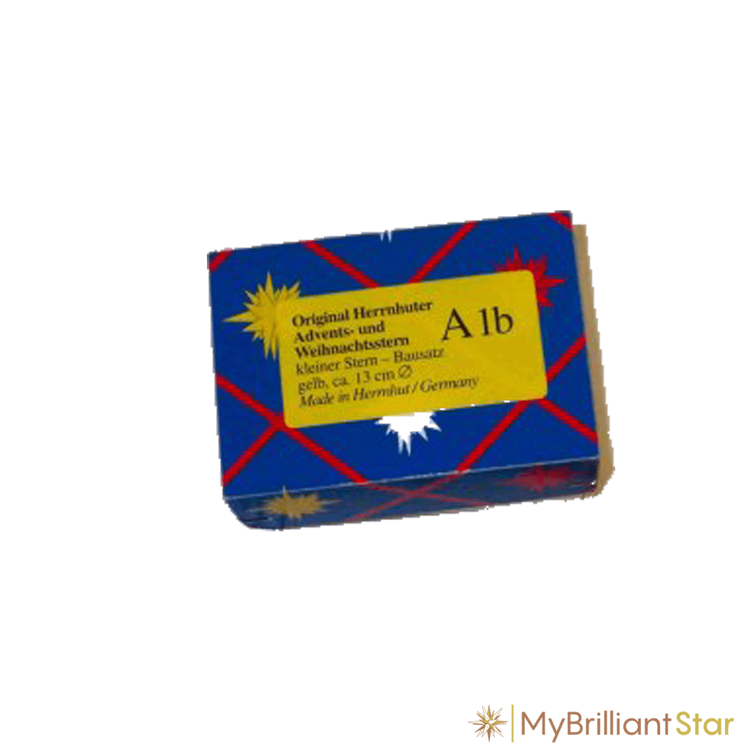 DIY Kit - Original Herrnhut plastic star, ~ 13 cm / 5 inch ø box