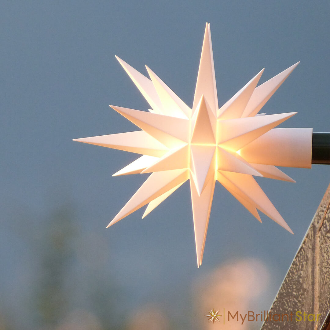 Original Herrnhut plastic star white