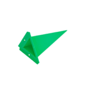 Spare point for plastic star ~ 40 cm / 16 inch ø, green