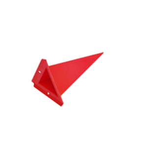 Spare point for plastic star ~ 40 cm / 16 inch ø, red
