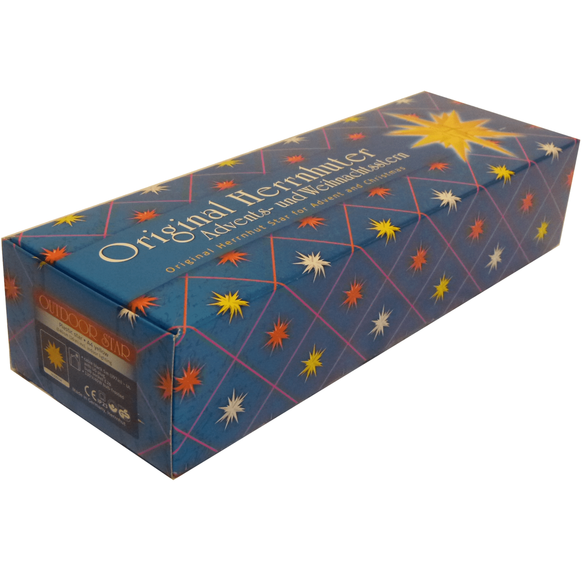 Box for Original Herrnhut plastic star, z-opal, ~ 40 cm / 16 inch ø