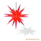 Original Herrnhut plastic star, red, ~ 70 cm / 27 inch ø