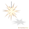 Original Herrnhut plastic star, white, ~ 70 cm / 27 inch ø