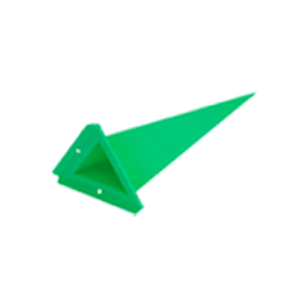 Spare points for plastic star ~ 70 cm / 28 inch ø, green