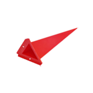 Spare points for plastic star ~ 70 cm / 28 inch ø, red