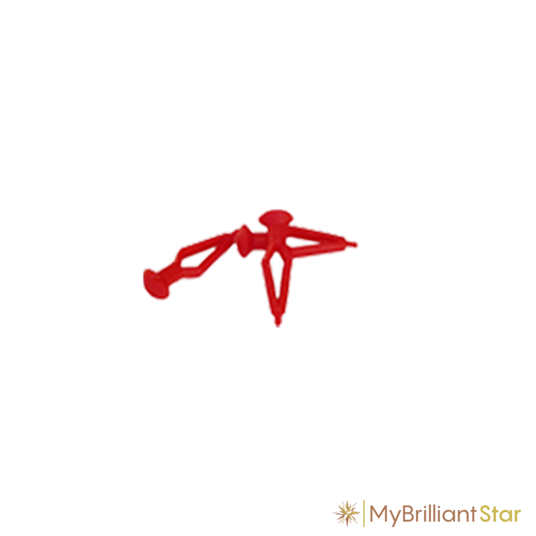 clips for red Herrnhter plastic star 