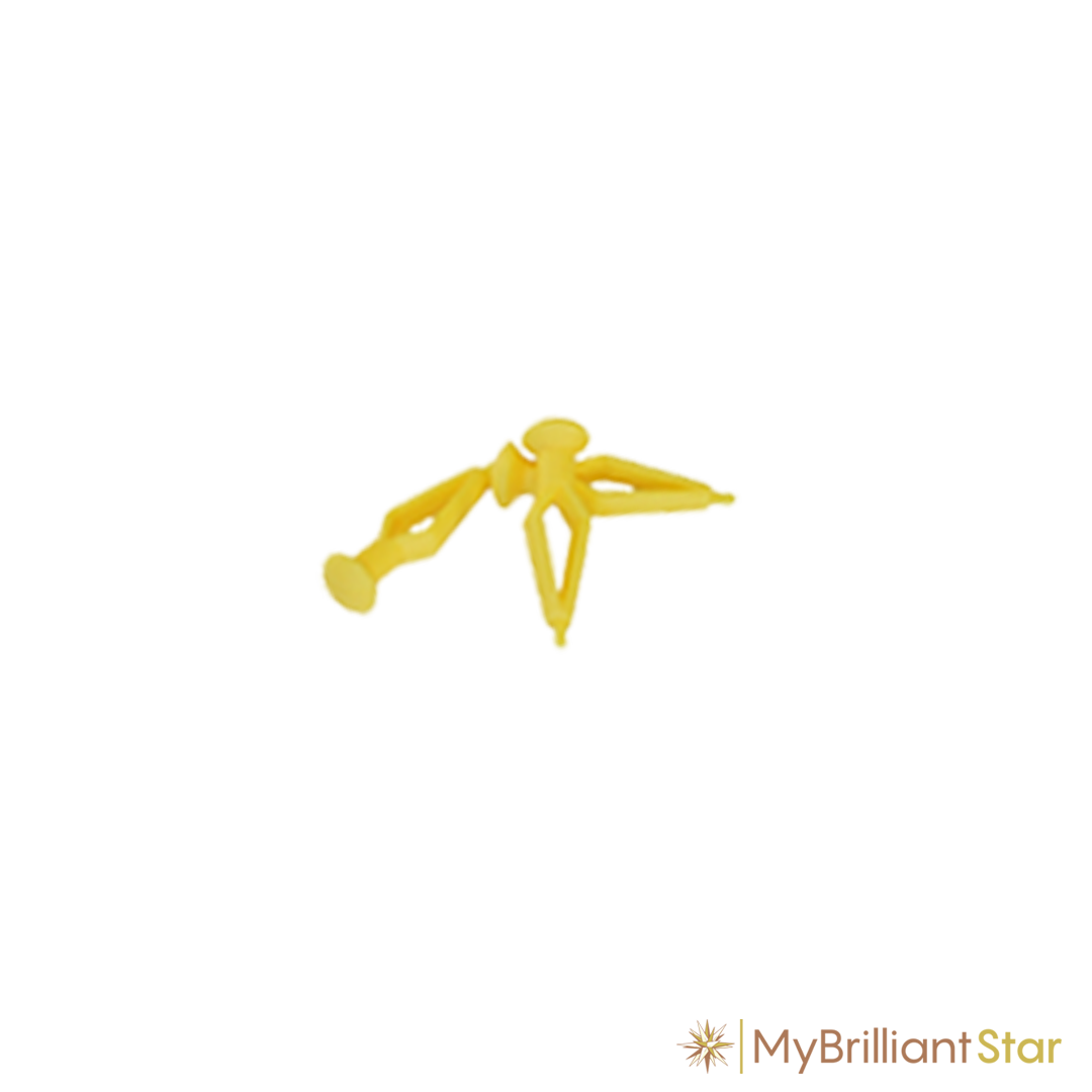 clips for Original Herrnhut plastic star, yellow, ~ 40 cm / 16 inch ø