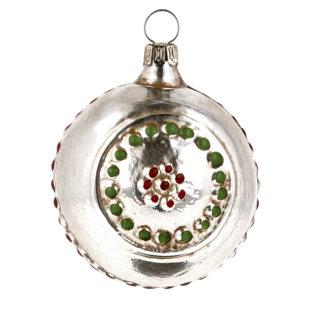 Christmas Ornament &quot;Blackberry with Leaves&quot; from behind