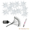 Chaîne étoile en plastique originale Herrnhut, blanche, ~ 12 m / 470 pouces de longueur LED