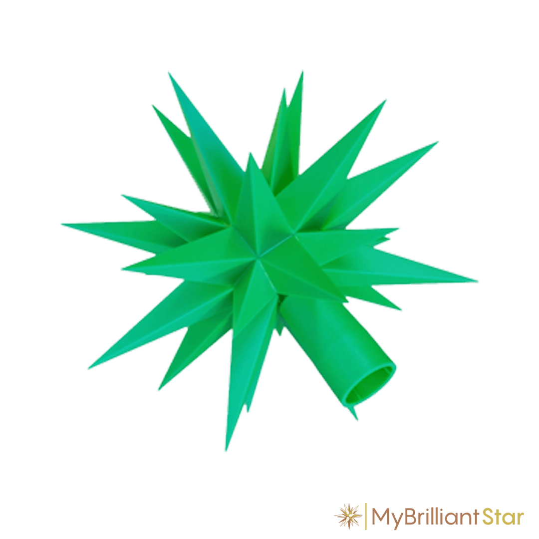 Star of Original Herrnhut plastic star chain, green, ~ 12 m / 470 inch length