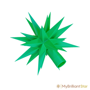 Star of Original Herrnhut plastic star chain, green, ~ 12 m / 470 inch length