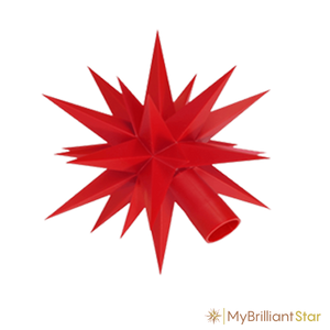 Star of Original Herrnhut plastic star chain, red, ~ 12 m / 470 inch length