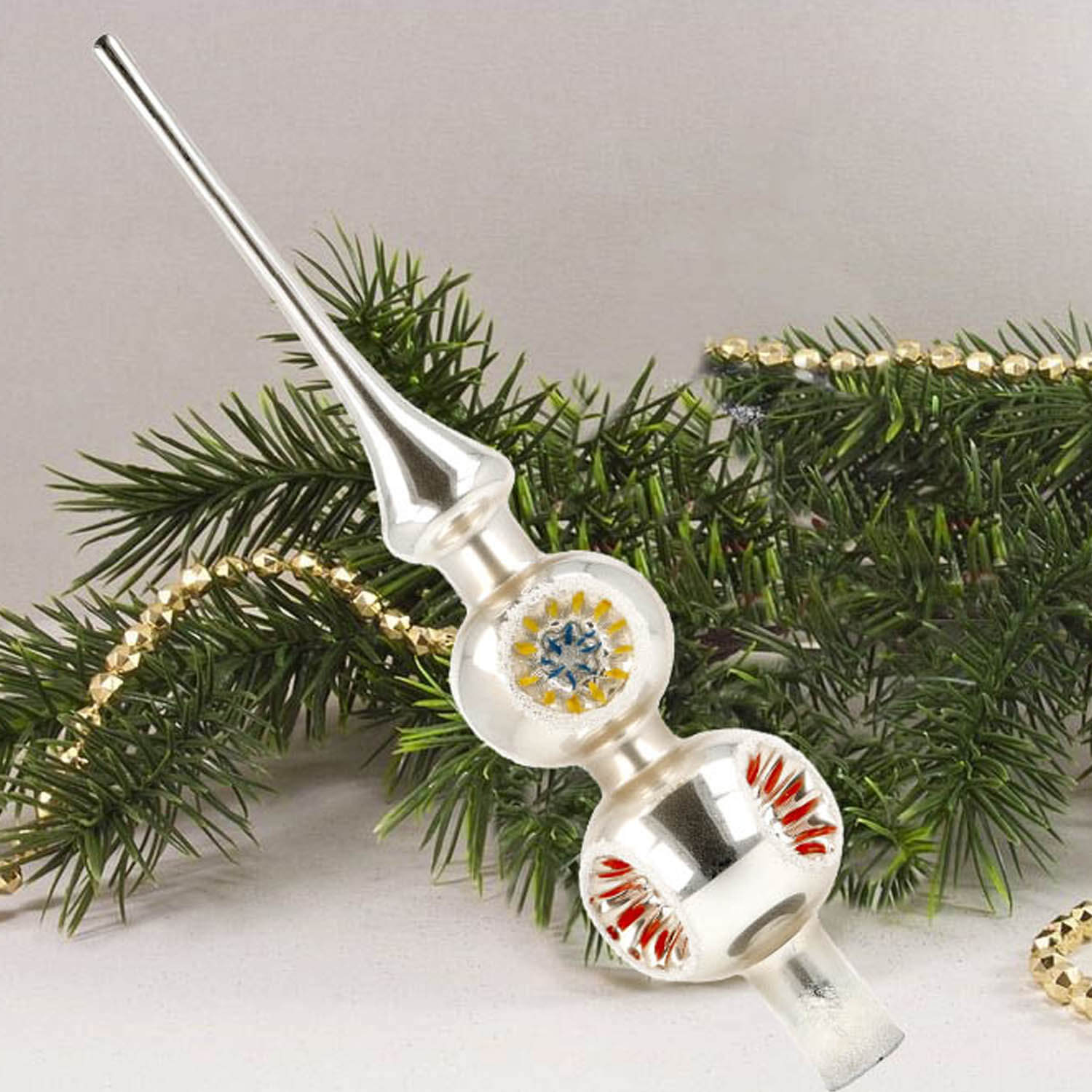 MAROLIN® - Glass tree topper "Reflex"