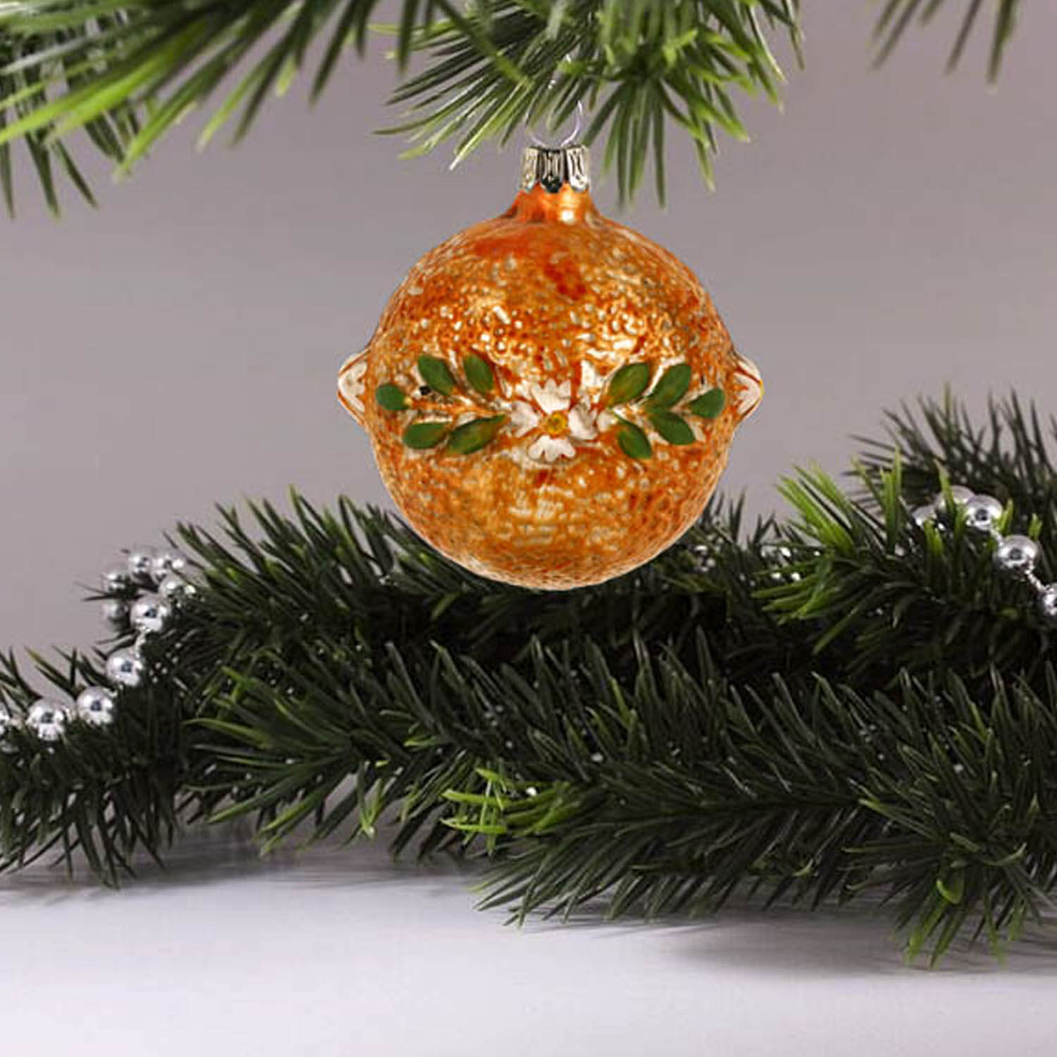 MAROLIN® - Glass ornament "Orange"