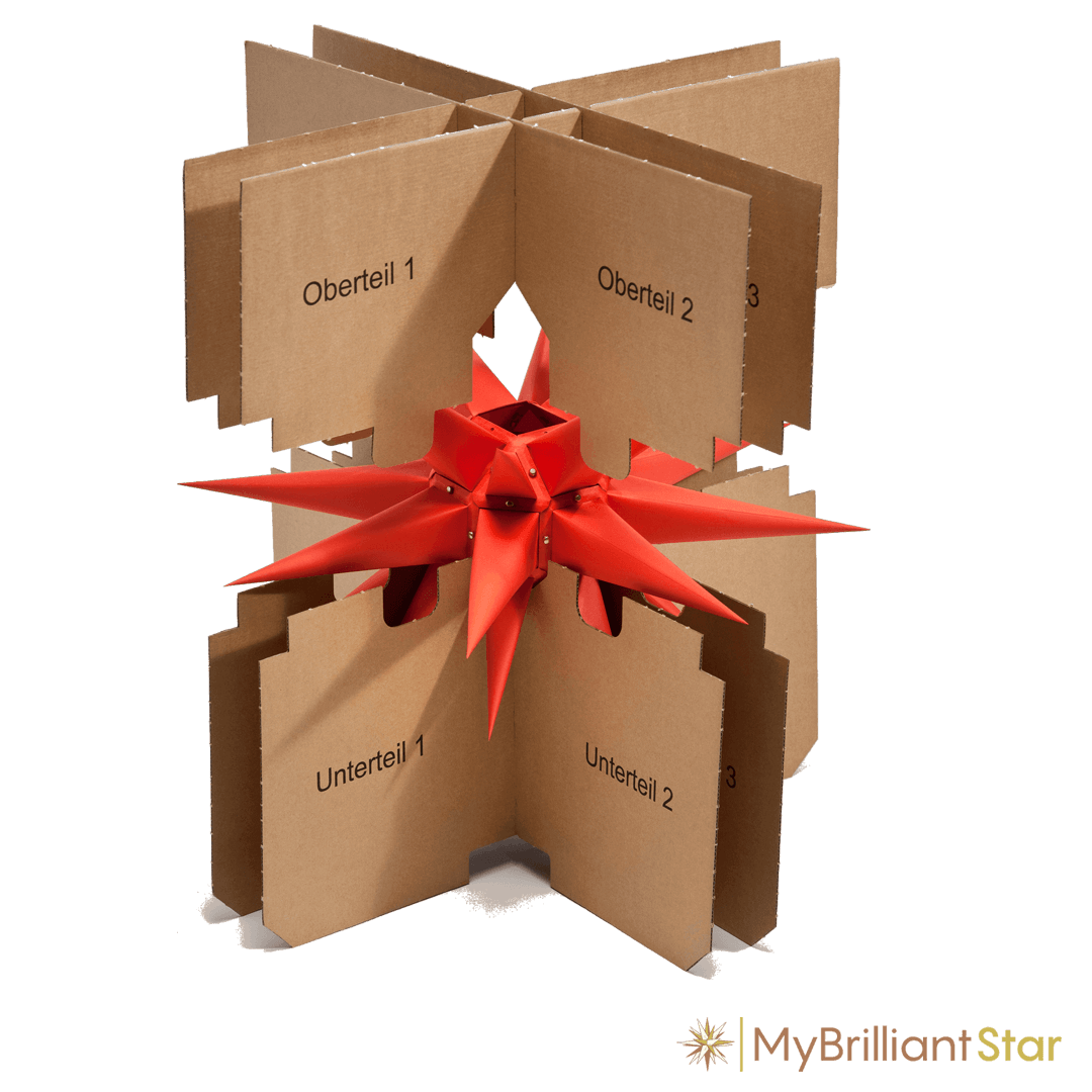 Boîte de rangement AK40 Original Herrnhut Stars ~ 40 cm / 16 pouces