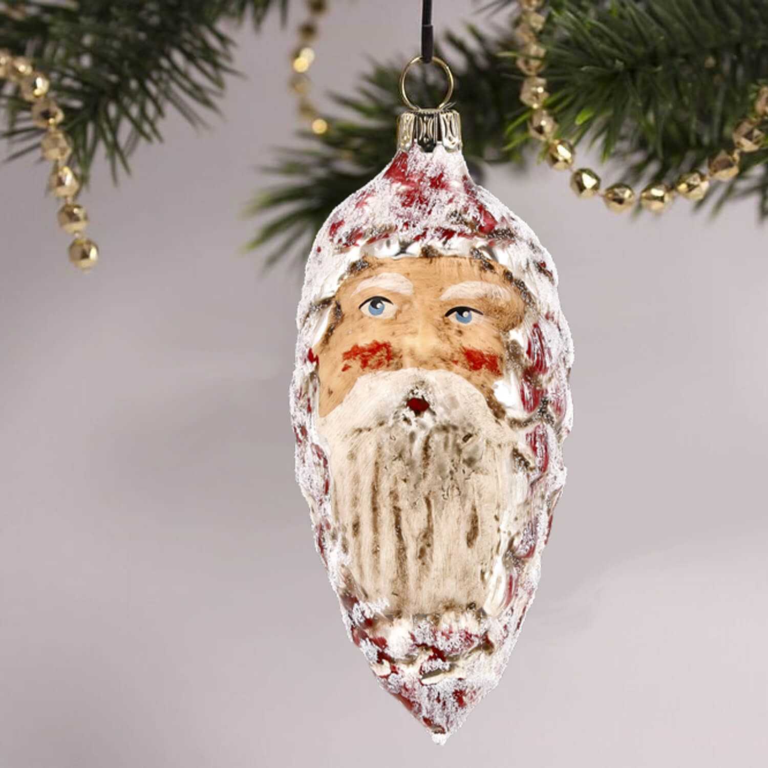 MAROLIN® - Glass ornament "Red pinecone"