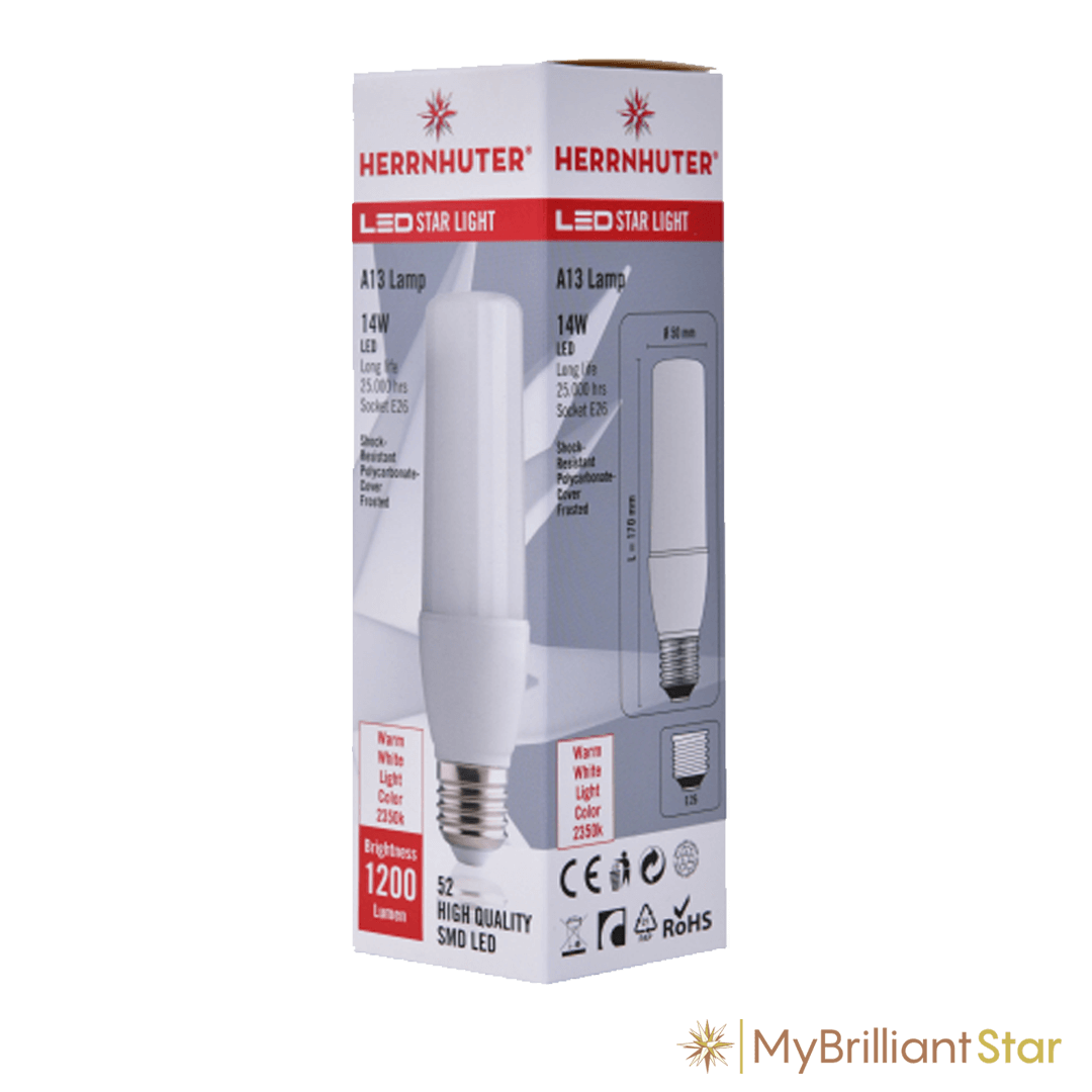 LED, E26, 14W spare bulb for Plastic Star ~ 130 cm / 51 inch ø