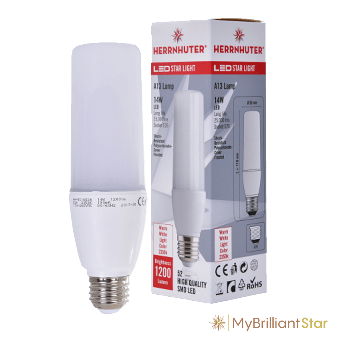 Ampoule de rechange LED, E26, 14W pour étoile en plastique ~ 130 cm / 51 pouces ø