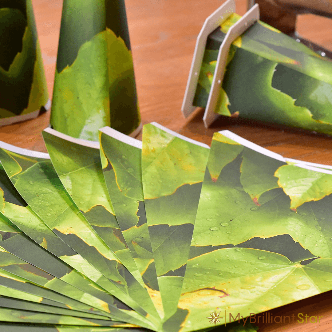 Original Herrnhut paper star, &quot;NATURE Edition Weinlaub&quot;, ~ 60 cm / 24 inch ø