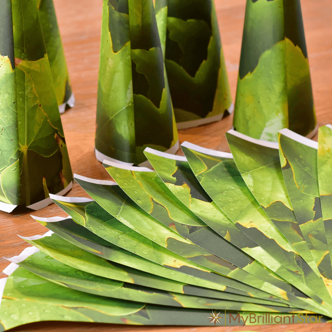 Original Herrnhut paper star, "NATURE Edition Weinlaub", ~ 60 cm / 24 inch ø